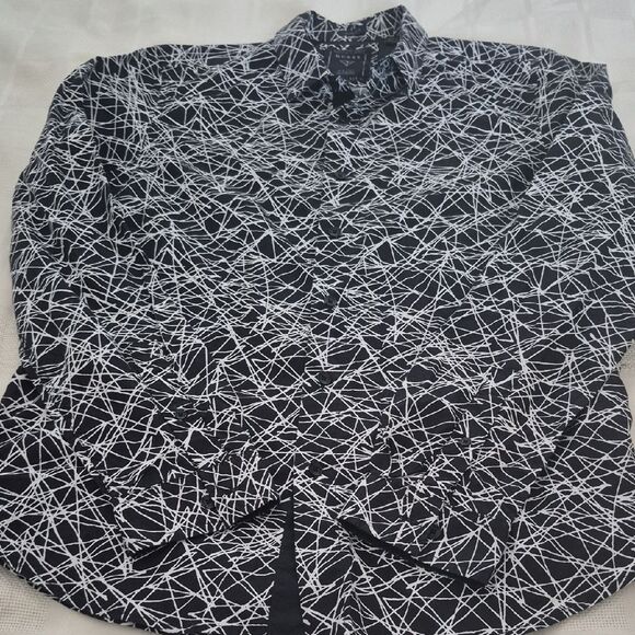 Guess Monochrome Patterned Shirt - Picture 15 of 16
